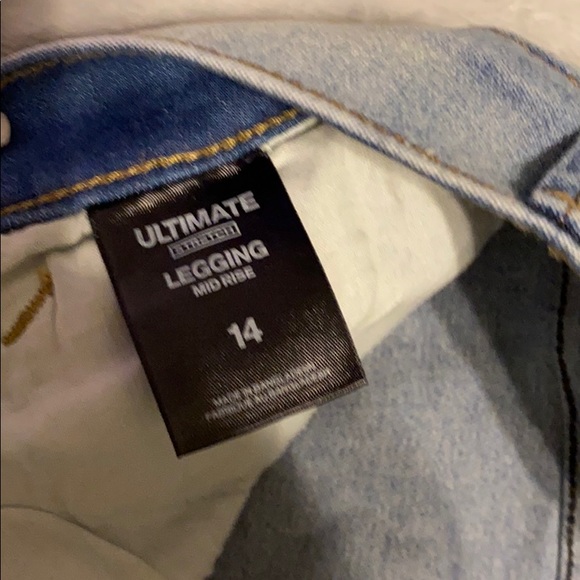 Express ultimate stretch mid rise jeans legging 14 - Picture 4 of 5